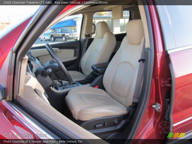 Red Jewel Tintcoat / Cashmere/Ebony 2009 Chevrolet Traverse LTZ AWD