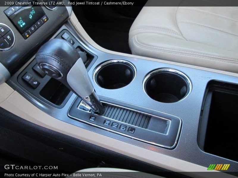 Red Jewel Tintcoat / Cashmere/Ebony 2009 Chevrolet Traverse LTZ AWD