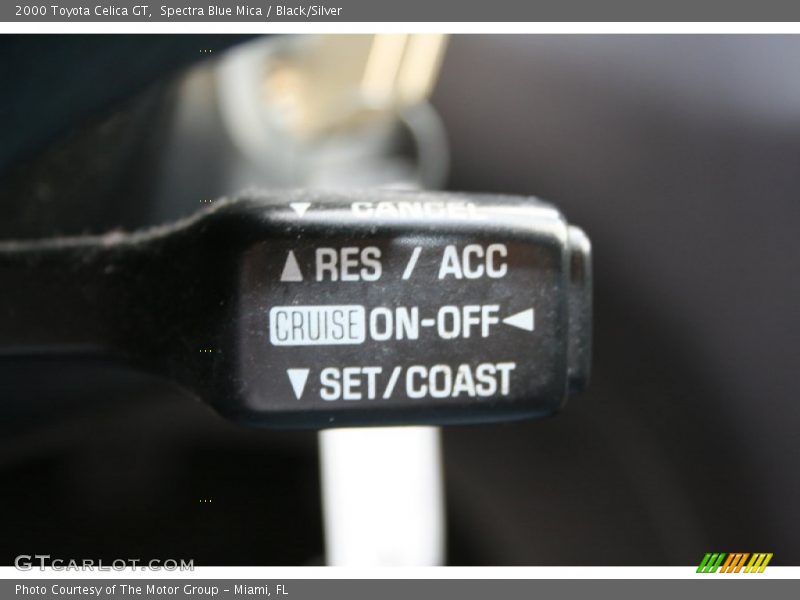 Spectra Blue Mica / Black/Silver 2000 Toyota Celica GT