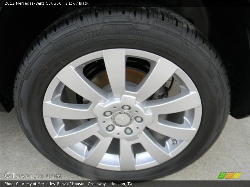 Black / Black 2012 Mercedes-Benz GLK 350