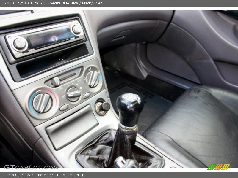 Spectra Blue Mica / Black/Silver 2000 Toyota Celica GT