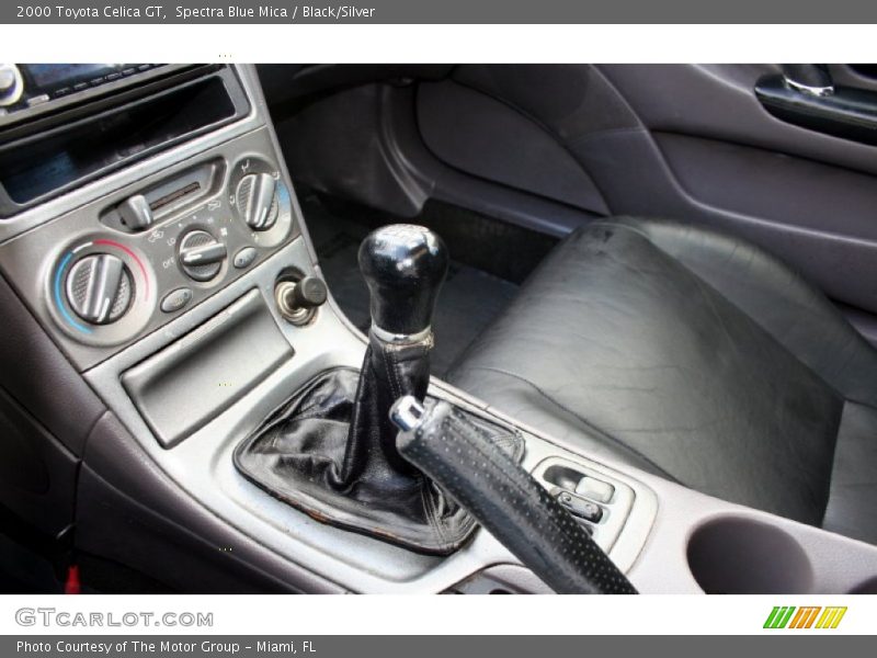 Spectra Blue Mica / Black/Silver 2000 Toyota Celica GT
