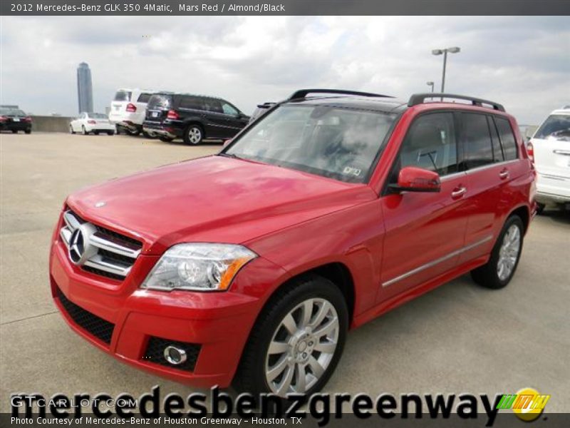 Mars Red / Almond/Black 2012 Mercedes-Benz GLK 350 4Matic