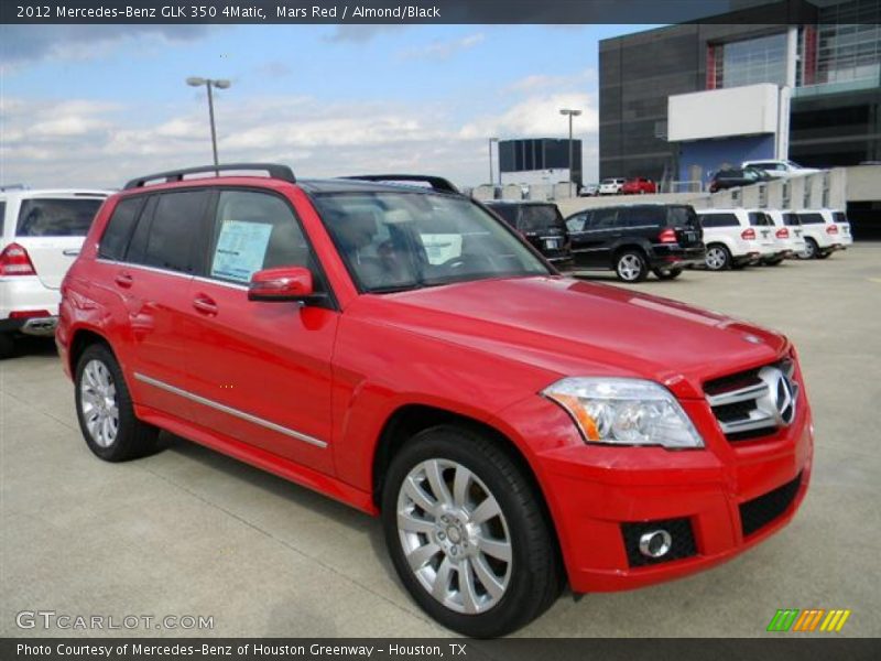 Mars Red / Almond/Black 2012 Mercedes-Benz GLK 350 4Matic