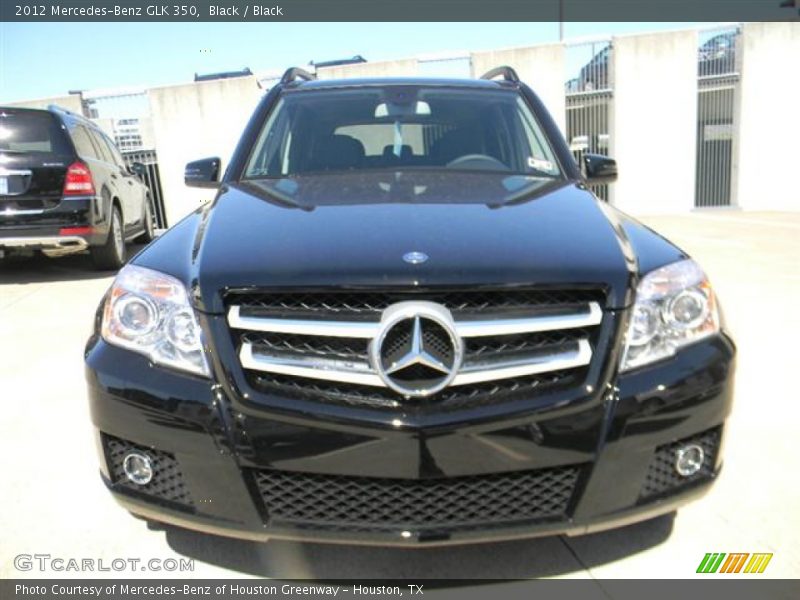 Black / Black 2012 Mercedes-Benz GLK 350