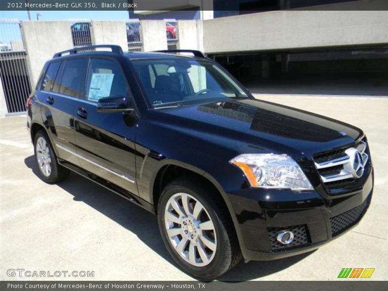 Black / Black 2012 Mercedes-Benz GLK 350