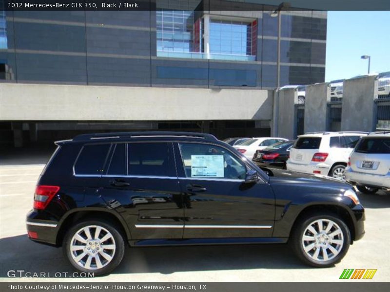 Black / Black 2012 Mercedes-Benz GLK 350