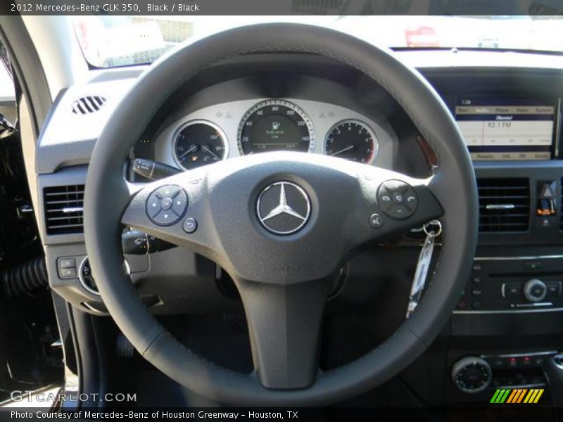 Black / Black 2012 Mercedes-Benz GLK 350