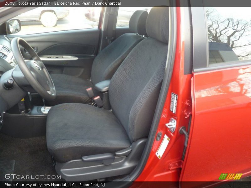 Barcelona Red Pearl / Dark Charcoal 2008 Toyota Yaris Sedan