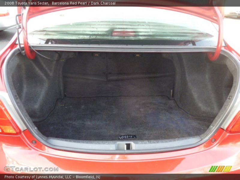 Barcelona Red Pearl / Dark Charcoal 2008 Toyota Yaris Sedan