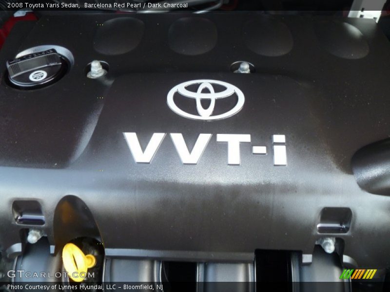 Barcelona Red Pearl / Dark Charcoal 2008 Toyota Yaris Sedan