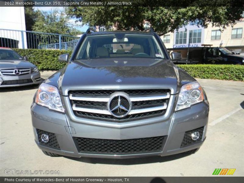 Sapphire Grey Metallic / Almond/Black 2012 Mercedes-Benz GLK 350