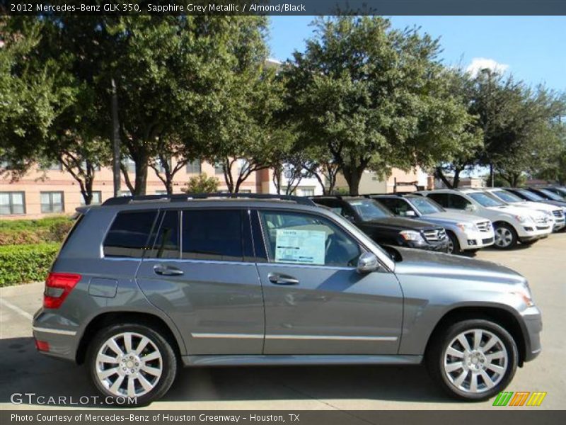 Sapphire Grey Metallic / Almond/Black 2012 Mercedes-Benz GLK 350