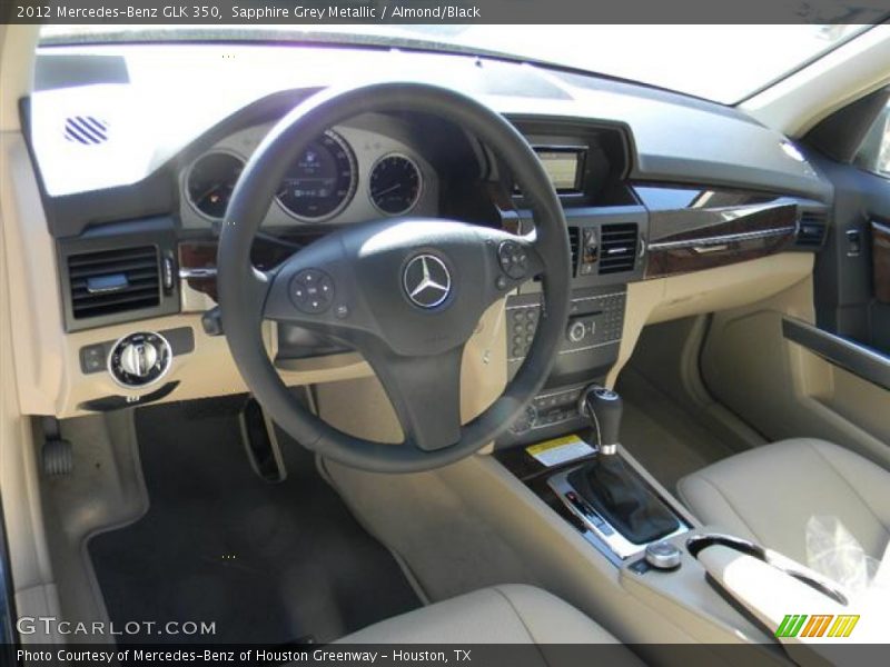Sapphire Grey Metallic / Almond/Black 2012 Mercedes-Benz GLK 350