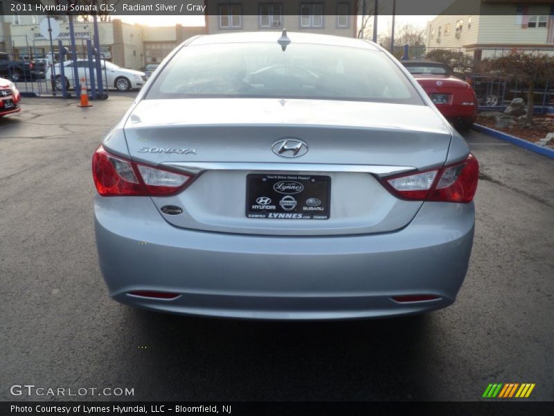 Radiant Silver / Gray 2011 Hyundai Sonata GLS