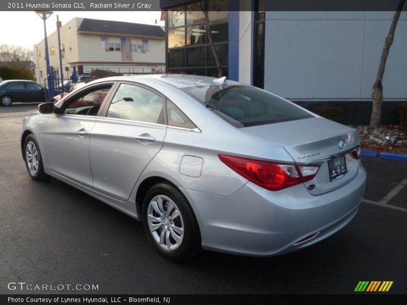 Radiant Silver / Gray 2011 Hyundai Sonata GLS