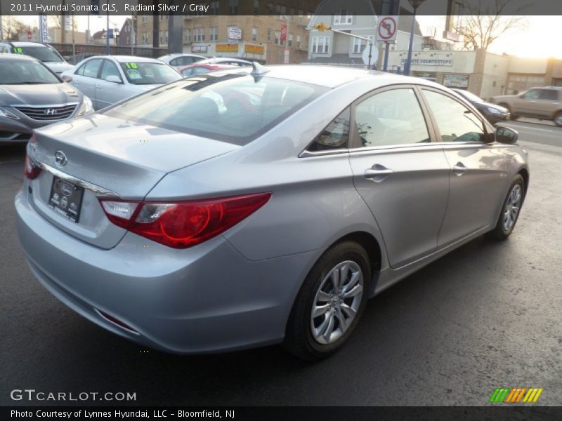 Radiant Silver / Gray 2011 Hyundai Sonata GLS