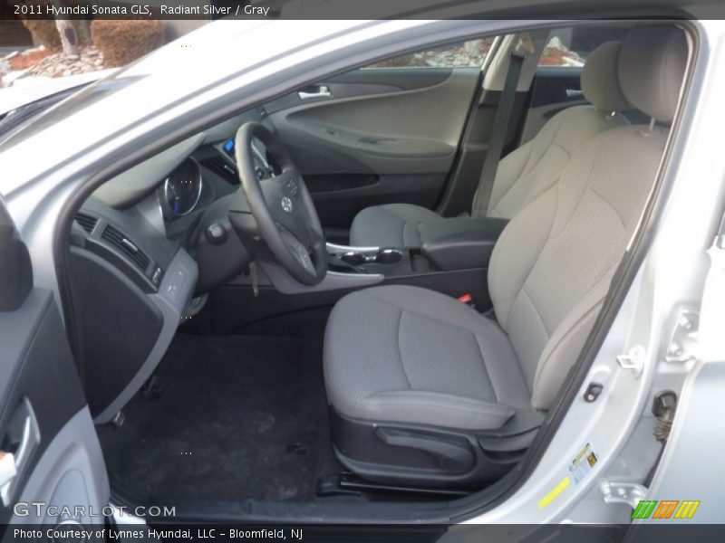 Radiant Silver / Gray 2011 Hyundai Sonata GLS