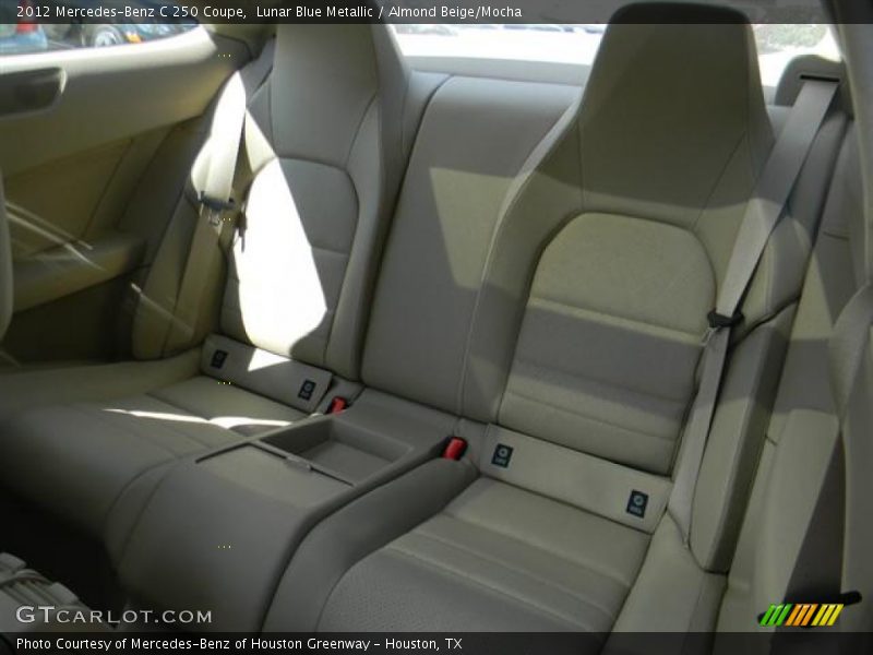 Lunar Blue Metallic / Almond Beige/Mocha 2012 Mercedes-Benz C 250 Coupe