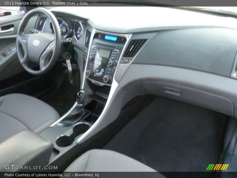 Radiant Silver / Gray 2011 Hyundai Sonata GLS