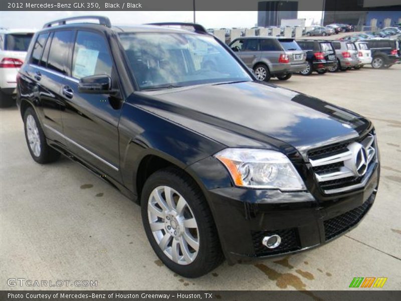 Black / Black 2012 Mercedes-Benz GLK 350