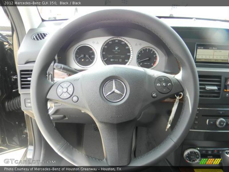 Black / Black 2012 Mercedes-Benz GLK 350