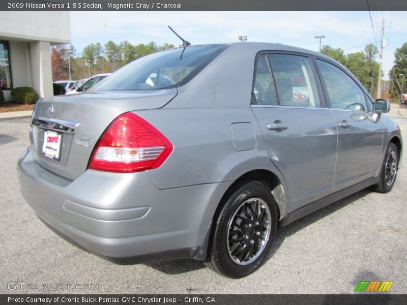Magnetic Gray / Charcoal 2009 Nissan Versa 1.8 S Sedan