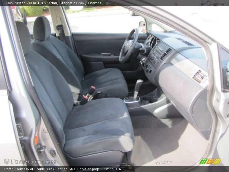 Magnetic Gray / Charcoal 2009 Nissan Versa 1.8 S Sedan