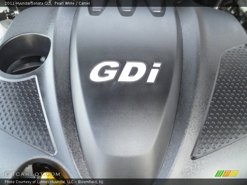 Pearl White / Camel 2011 Hyundai Sonata GLS