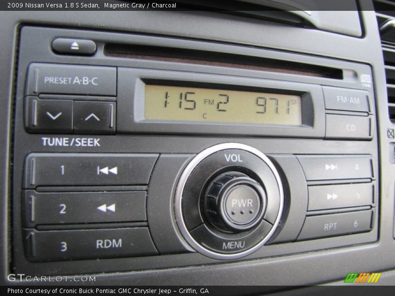 Magnetic Gray / Charcoal 2009 Nissan Versa 1.8 S Sedan