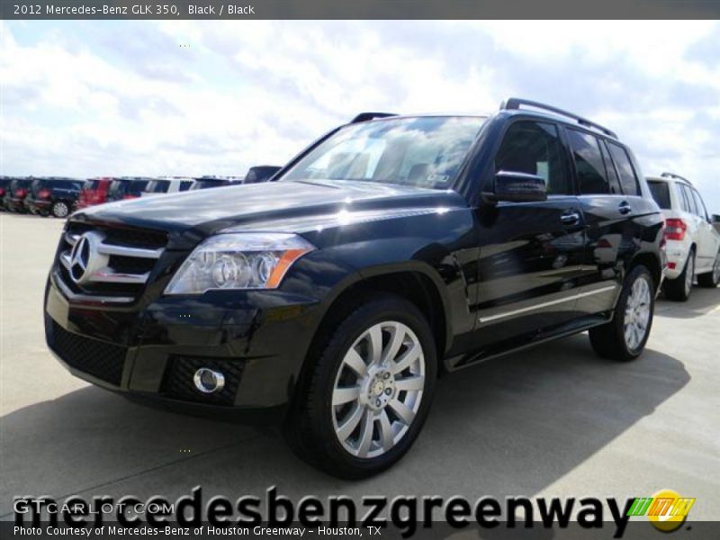 Black / Black 2012 Mercedes-Benz GLK 350