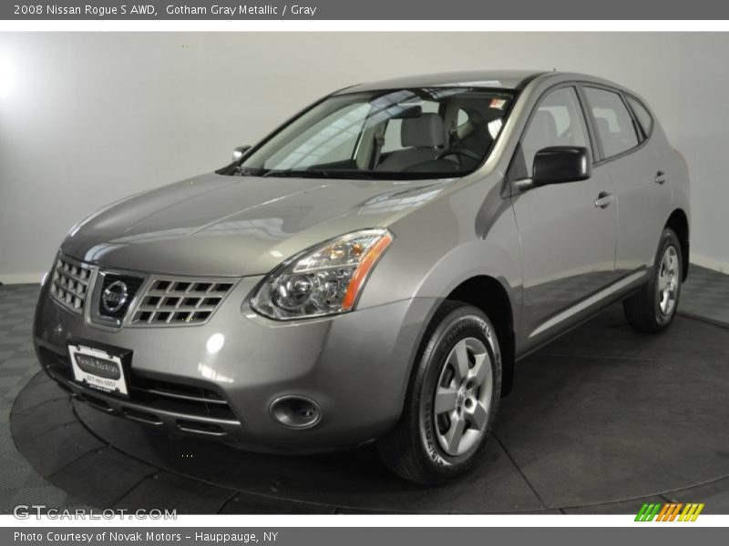Gotham Gray Metallic / Gray 2008 Nissan Rogue S AWD