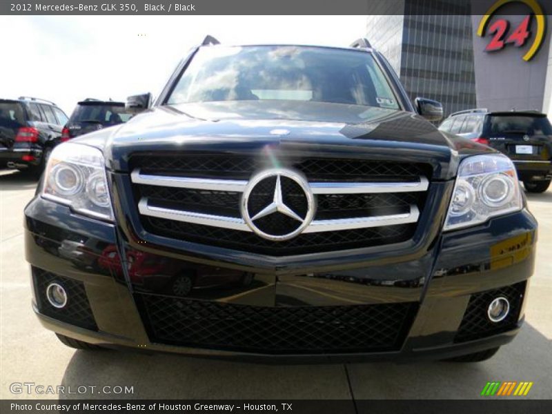 Black / Black 2012 Mercedes-Benz GLK 350
