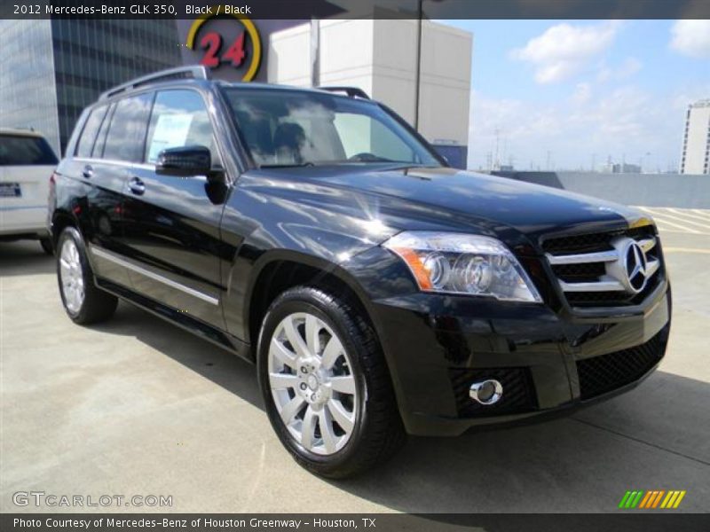 Black / Black 2012 Mercedes-Benz GLK 350