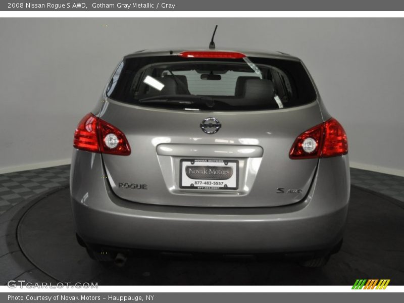 Gotham Gray Metallic / Gray 2008 Nissan Rogue S AWD