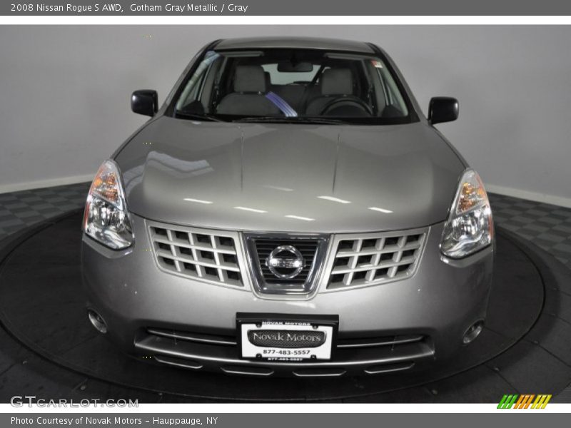 Gotham Gray Metallic / Gray 2008 Nissan Rogue S AWD
