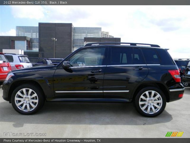 Black / Black 2012 Mercedes-Benz GLK 350