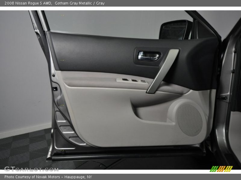Gotham Gray Metallic / Gray 2008 Nissan Rogue S AWD