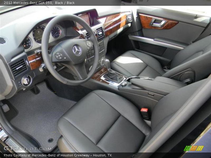 Black / Black 2012 Mercedes-Benz GLK 350