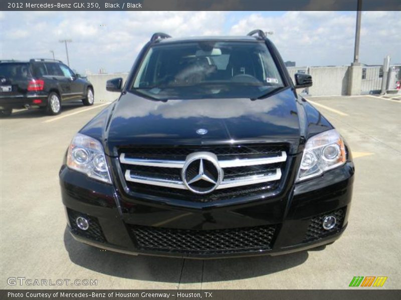 Black / Black 2012 Mercedes-Benz GLK 350