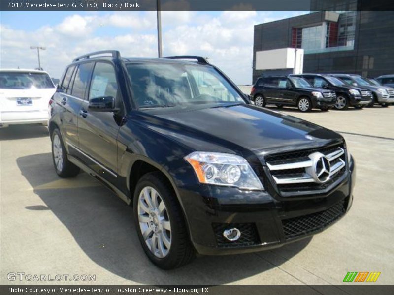 Black / Black 2012 Mercedes-Benz GLK 350