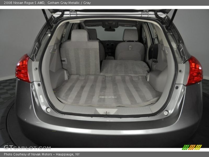 Gotham Gray Metallic / Gray 2008 Nissan Rogue S AWD