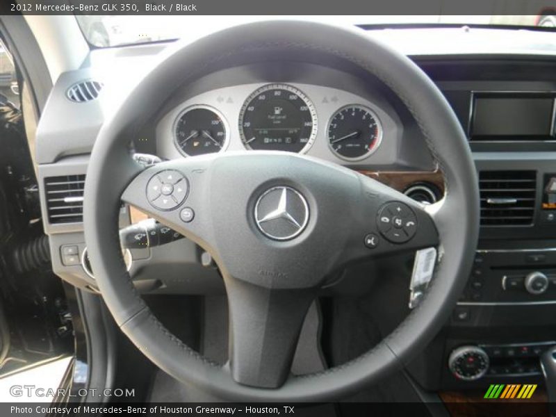 Black / Black 2012 Mercedes-Benz GLK 350