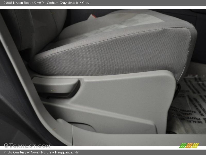Gotham Gray Metallic / Gray 2008 Nissan Rogue S AWD
