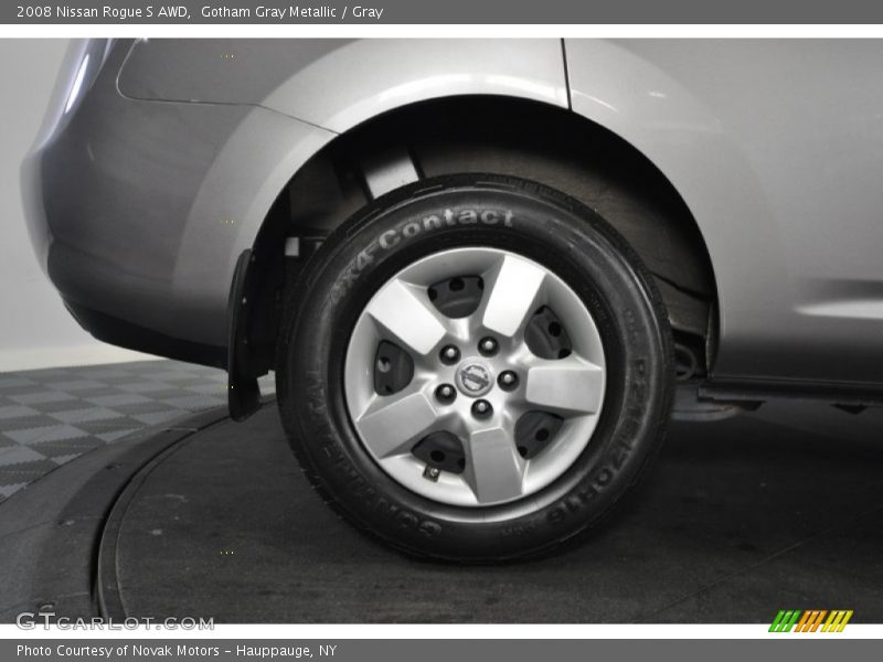Gotham Gray Metallic / Gray 2008 Nissan Rogue S AWD