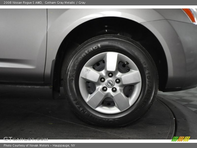 Gotham Gray Metallic / Gray 2008 Nissan Rogue S AWD
