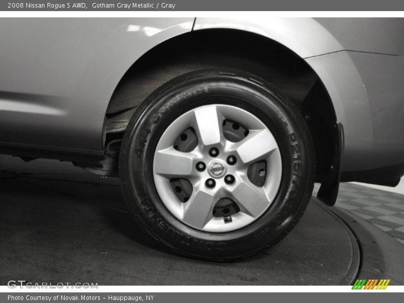 Gotham Gray Metallic / Gray 2008 Nissan Rogue S AWD