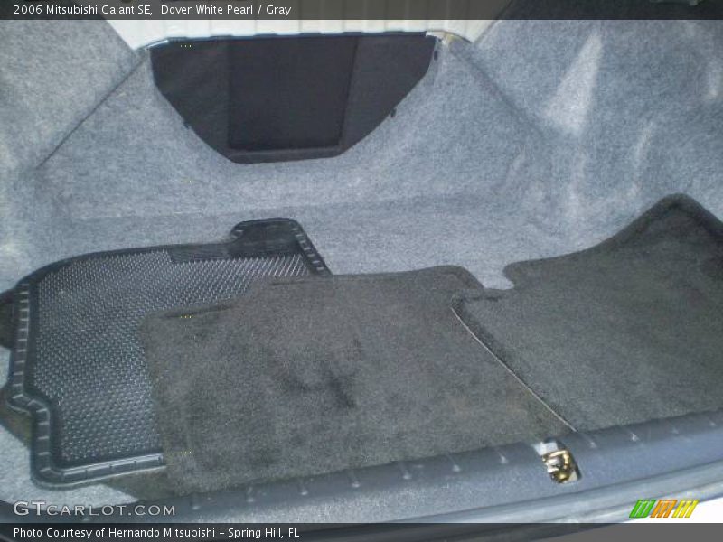 Dover White Pearl / Gray 2006 Mitsubishi Galant SE