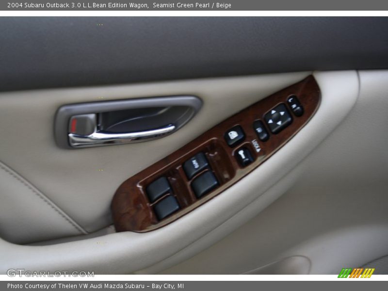 Seamist Green Pearl / Beige 2004 Subaru Outback 3.0 L.L.Bean Edition Wagon