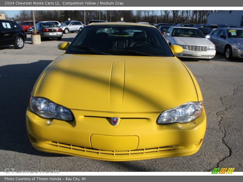 Competition Yellow / Medium Gray 2004 Chevrolet Monte Carlo LS